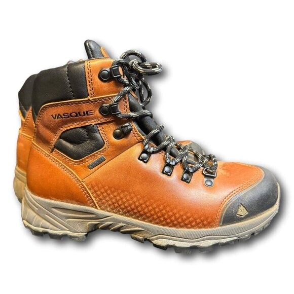 Vasque Women's St. Elias FG Leather Gore-Tex Hiking Boots Brown Size 8.5 M - Picture 3 of 5